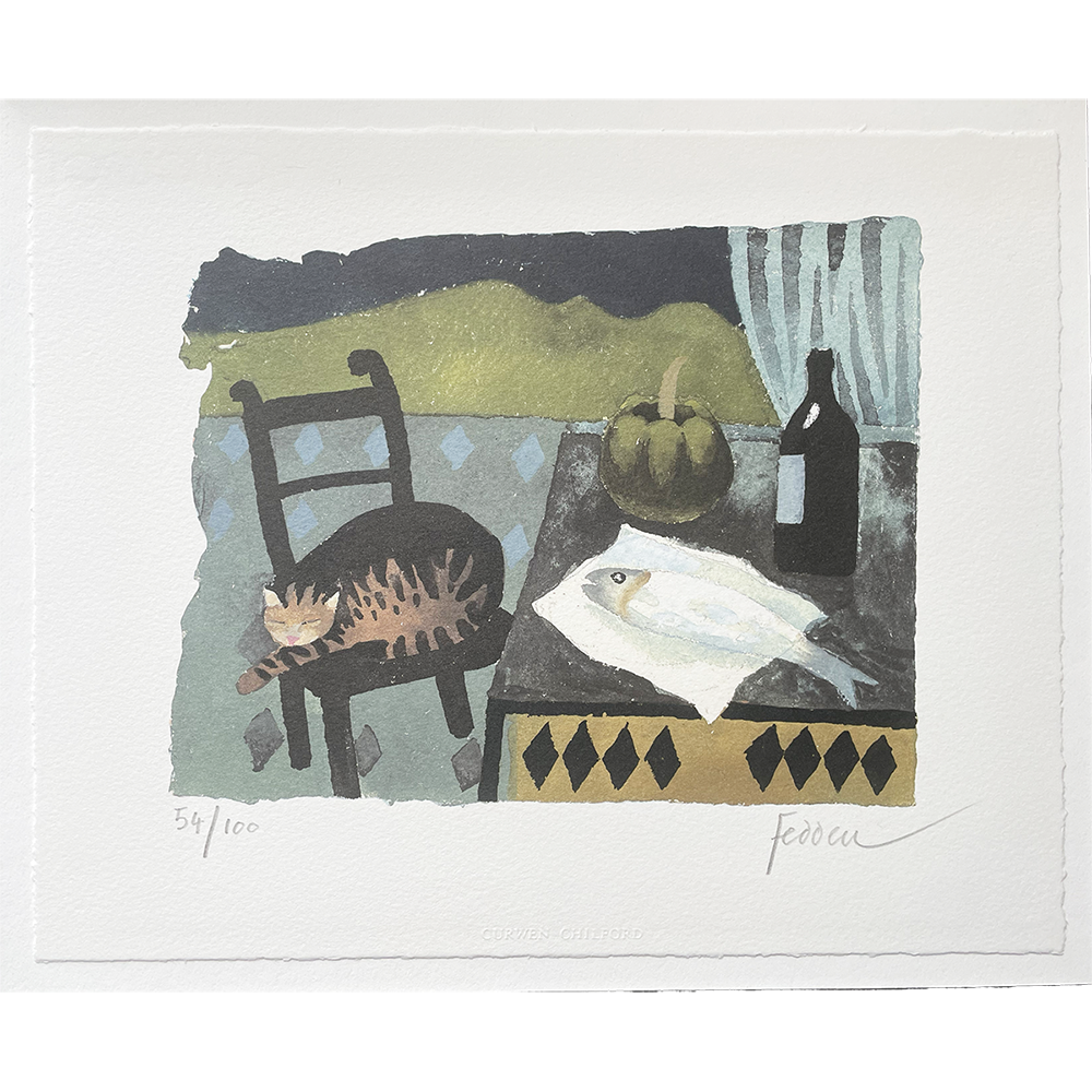 Cat and Fish Fedden