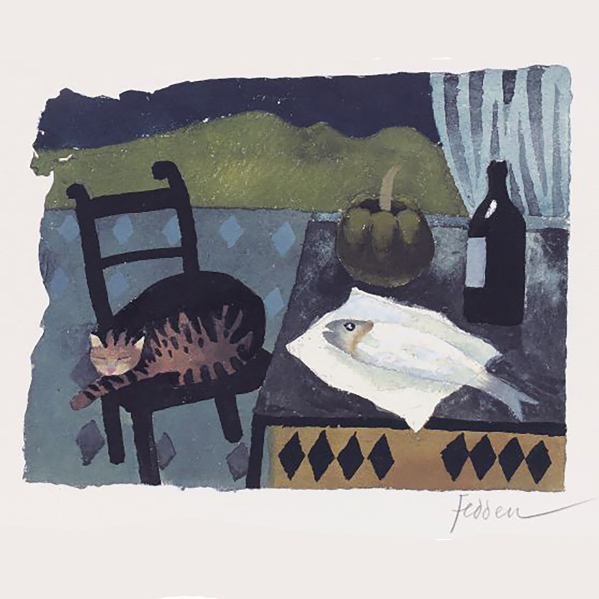 Cat and Fish low2