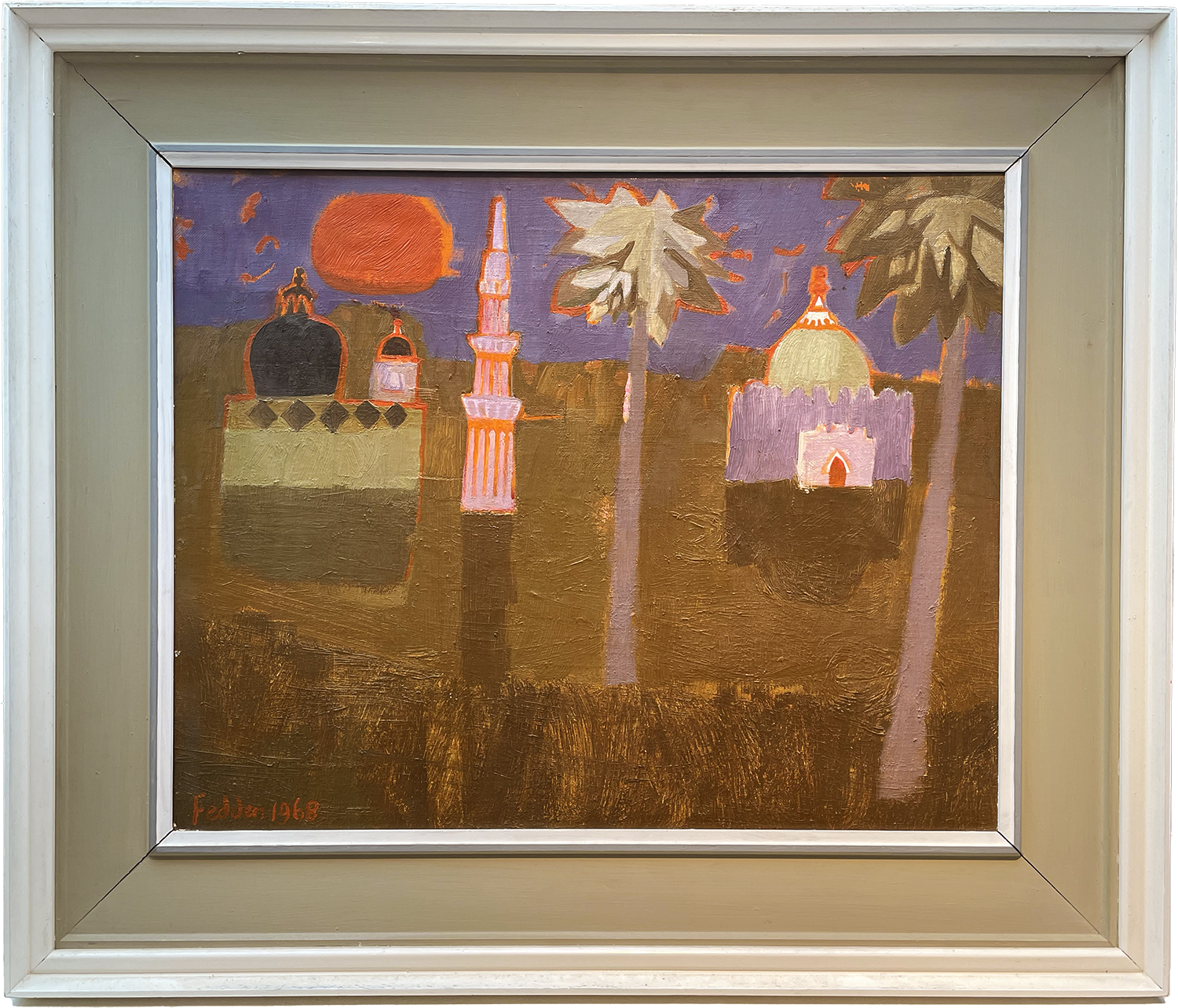 Mary Fedden Minarets framed
