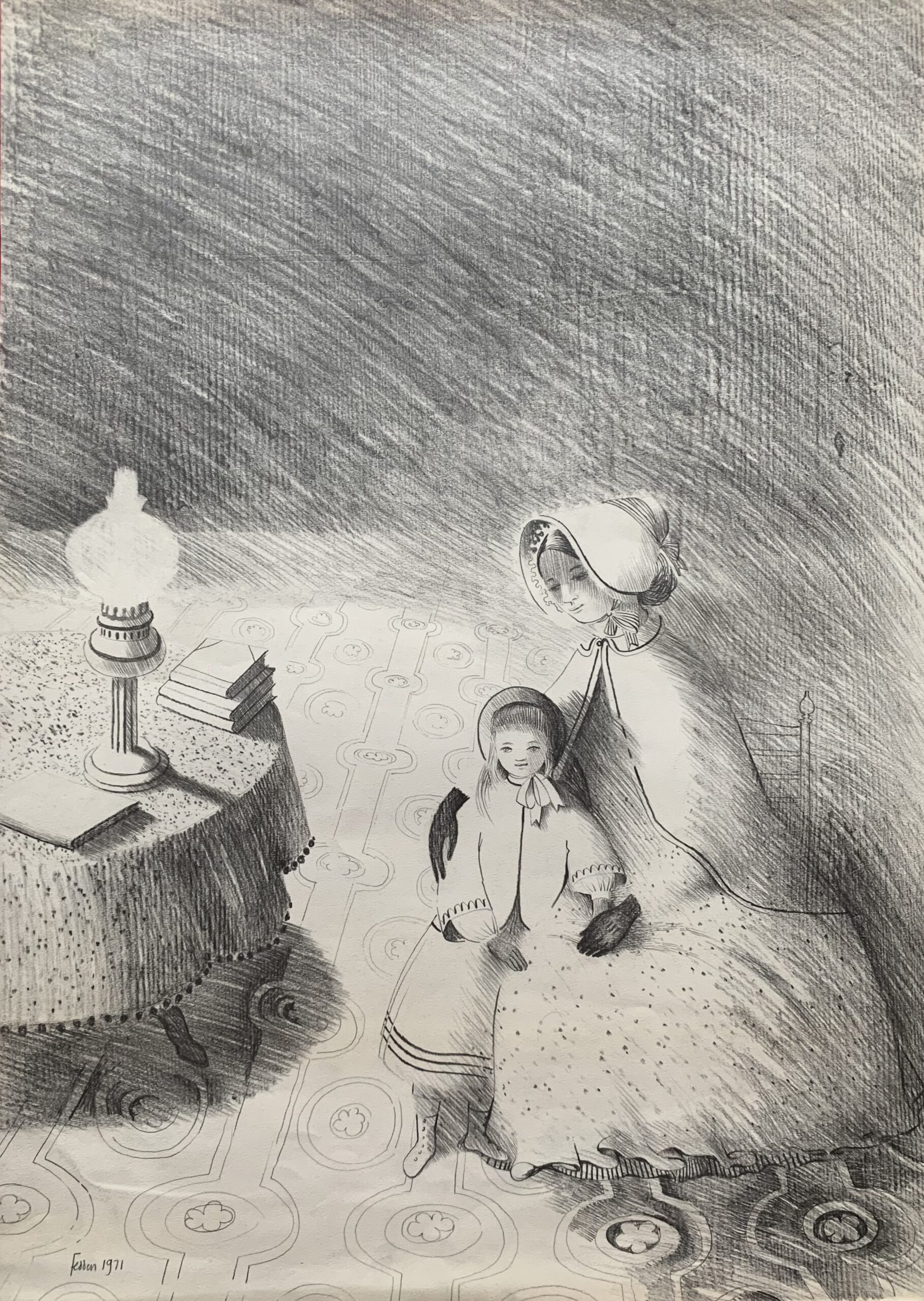 Mary Fedden Mother and Child
