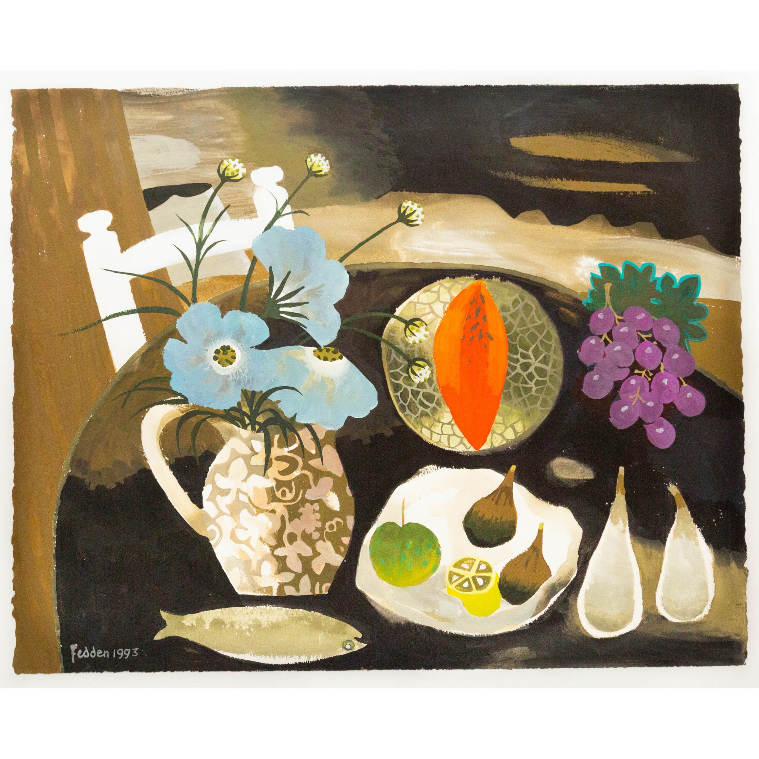 Mary Fedden Fruit and Scabious