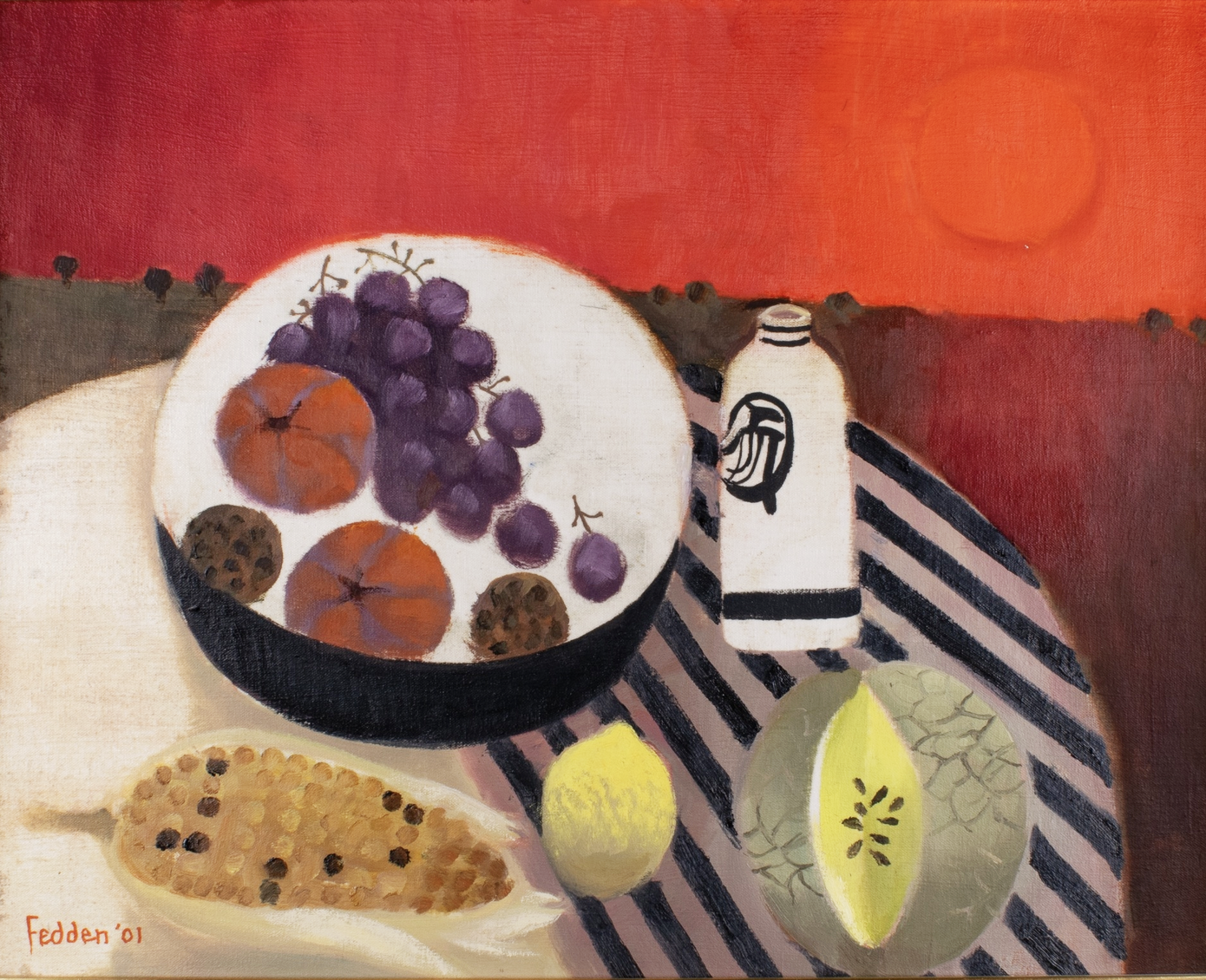 Fruit in the sunset