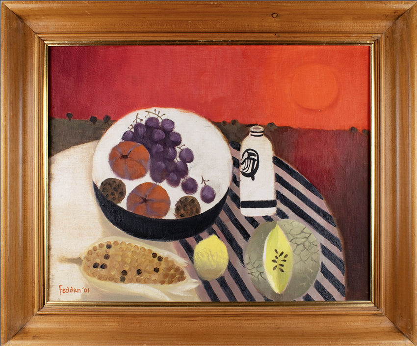 Fruit in the sunset framed