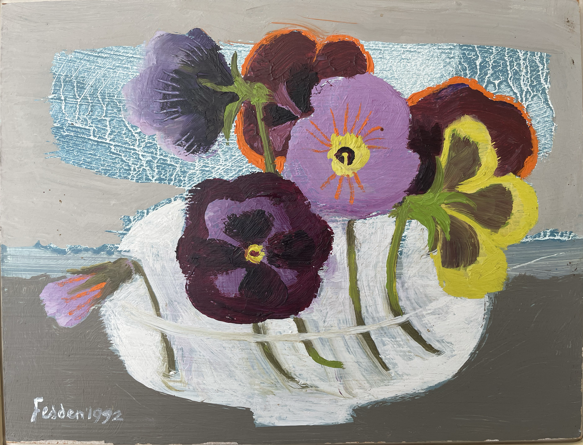 Mary Fedden Pansies