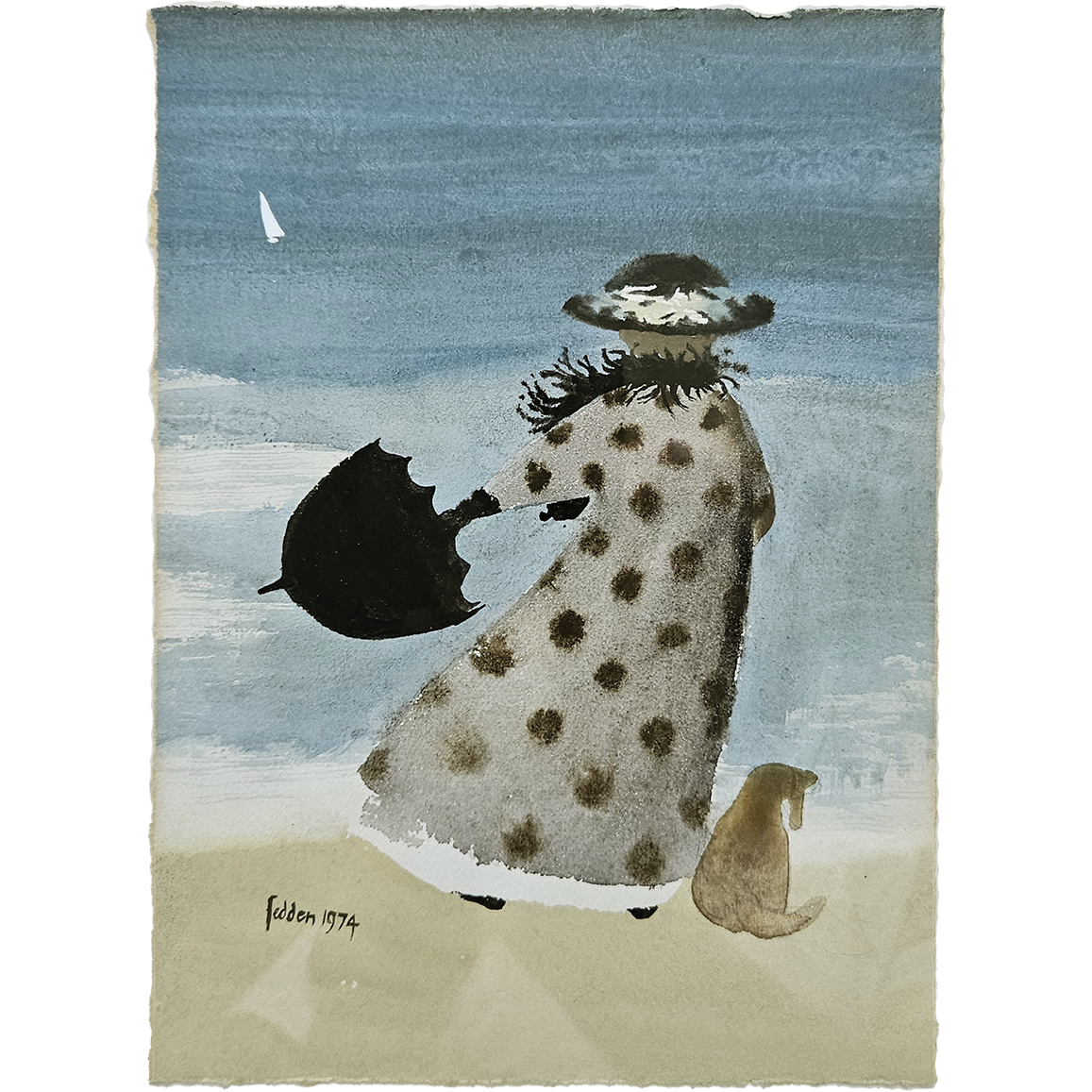 Mary Fedden Rain 1974 – square