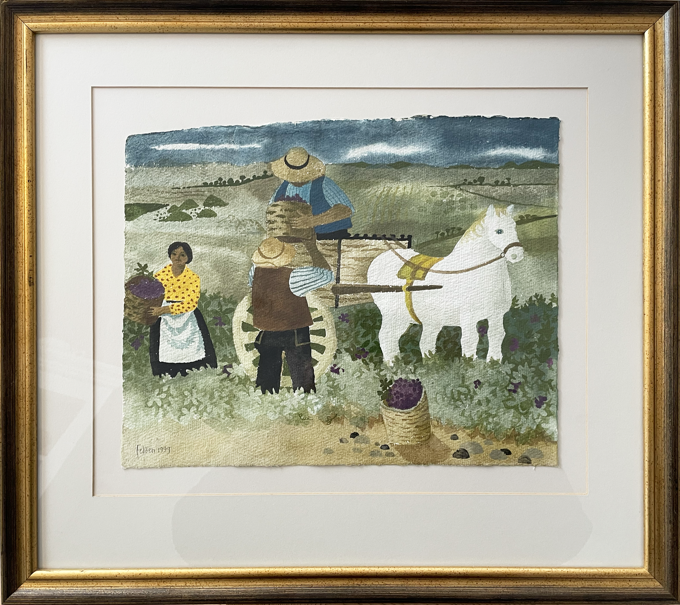 Grape Harvest-framed