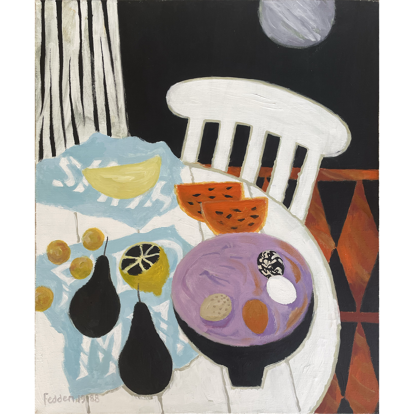 Mary Fedden Bowl of Eggs – square