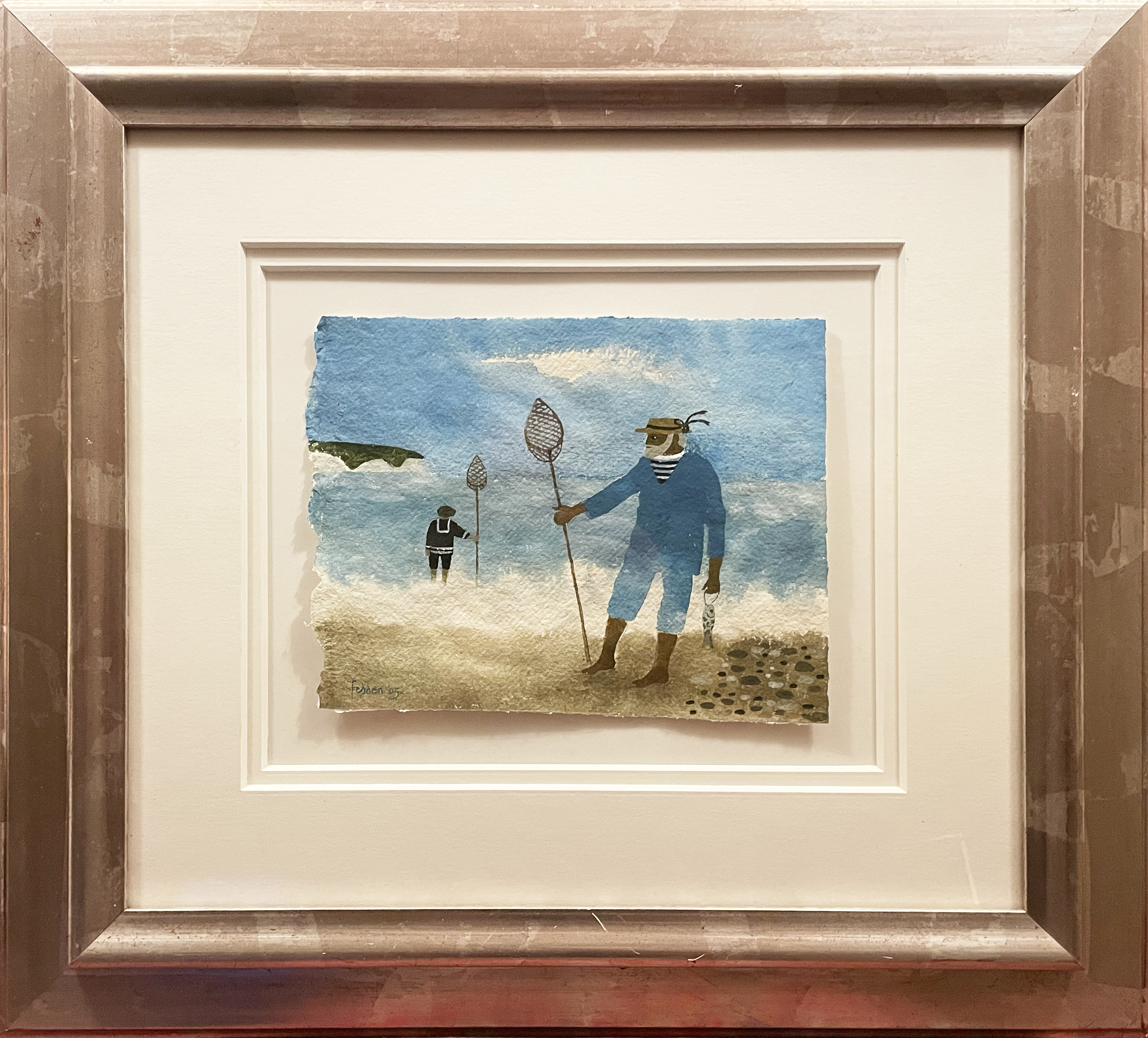Mary Fedden Julian by the Sea – framed