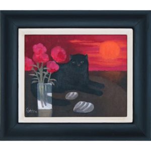 MARY FEDDEN. CAT IN THE SUNSET.