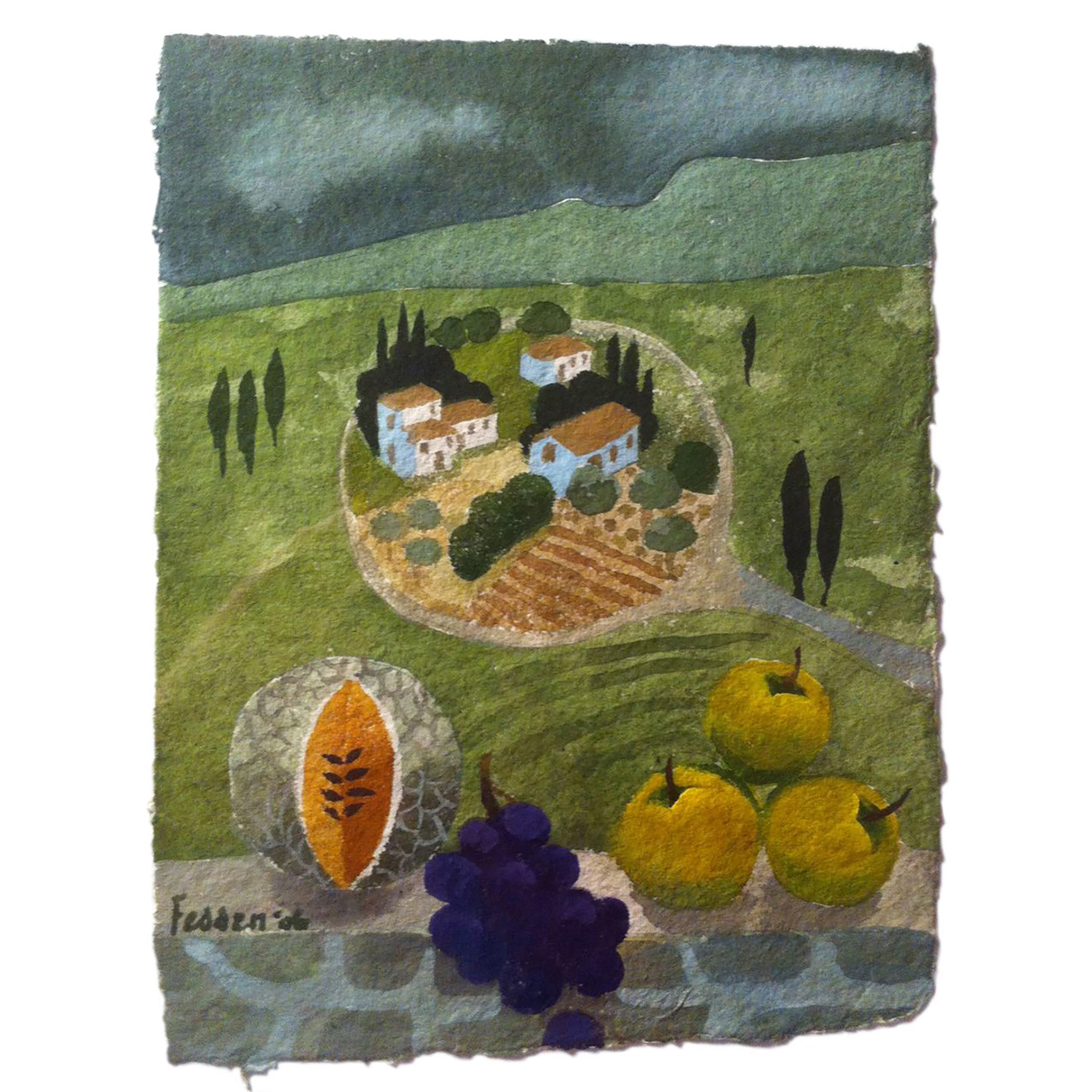 MARY FEDDEN. FRENCH LANDSCAPE. 2006. SOLD