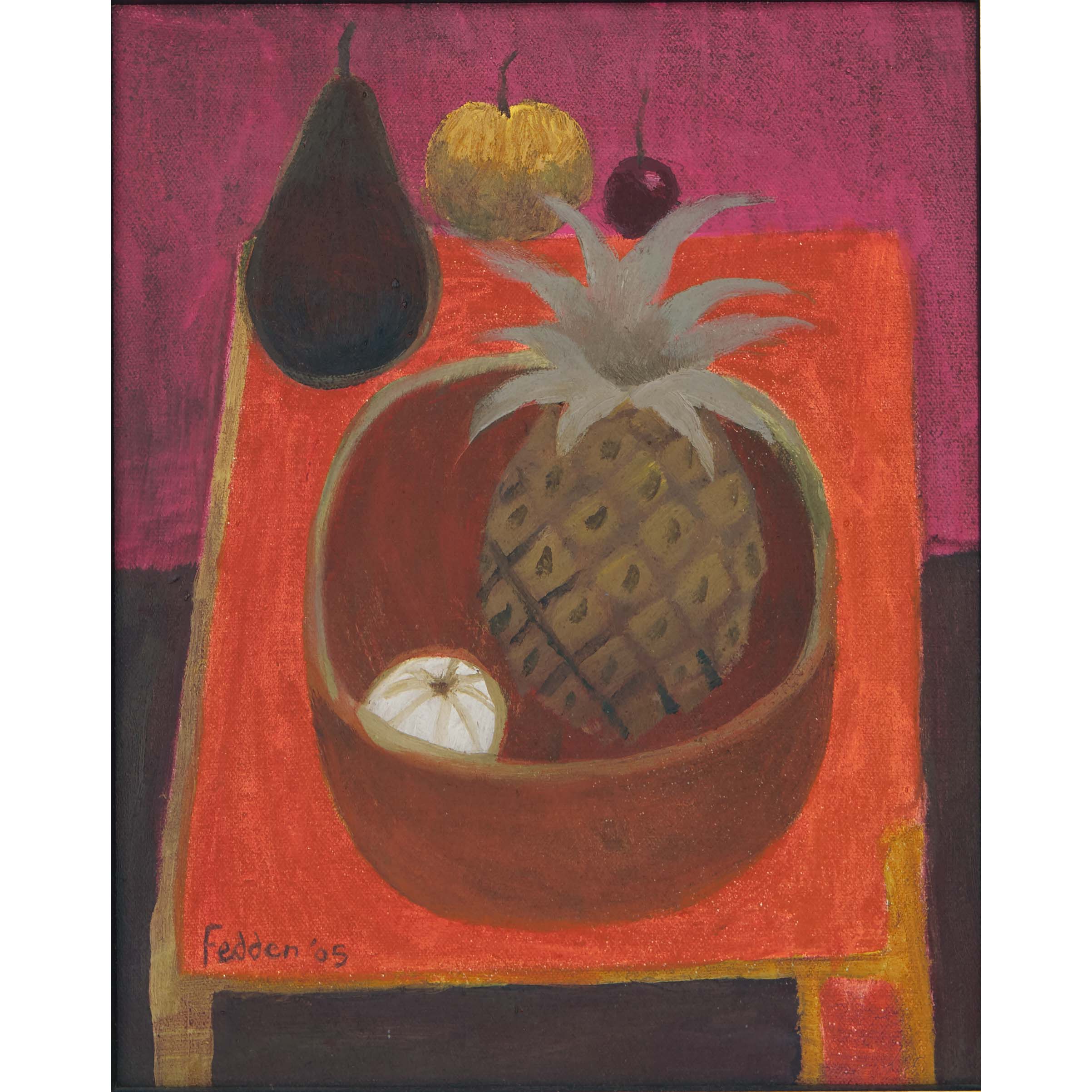MARY FEDDEN. PINEAPPLE. 2005. SOLD