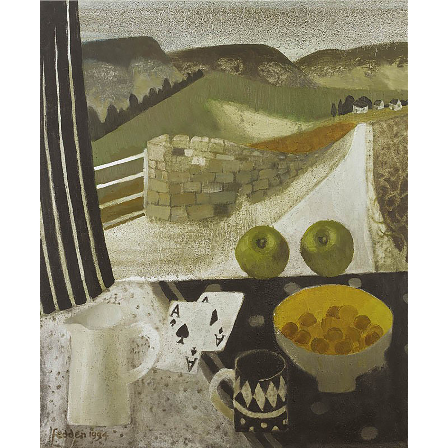 MARY FEDDEN. FARNDALE WINDOW. 1994. SOLD