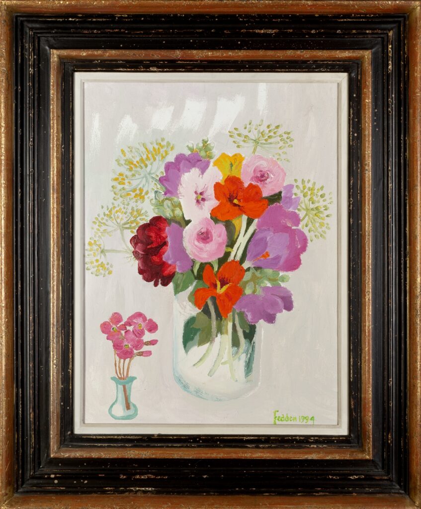 Mary Fedden bunch of flowers framed